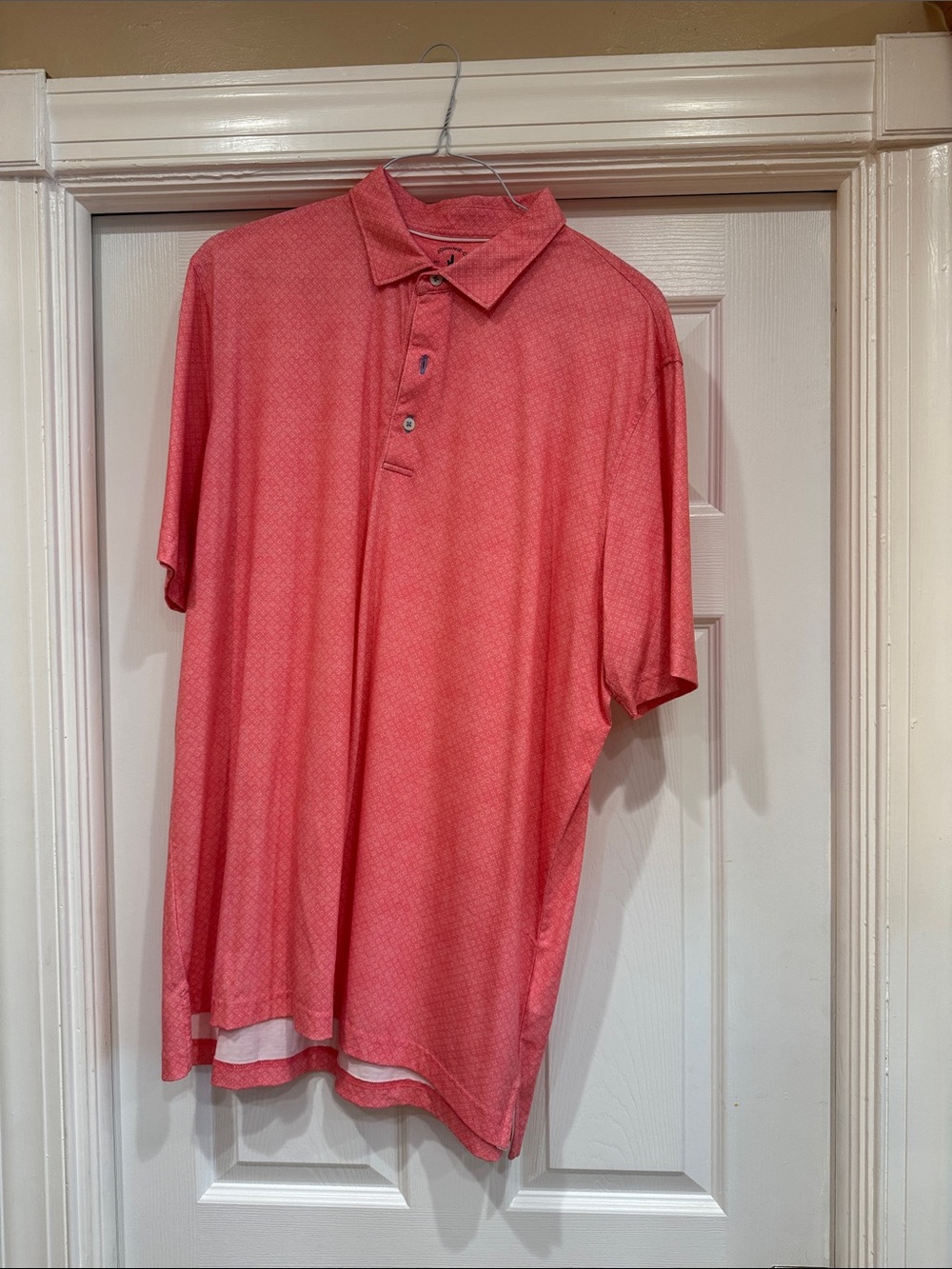 johnnie-O Coral Red Polo Shirt